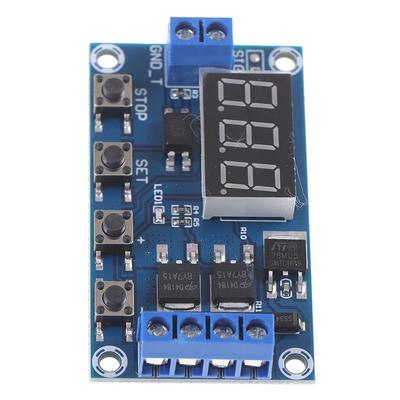 DC 6-30V Dual Mos Led Digital Time delay relay switch module circuit board