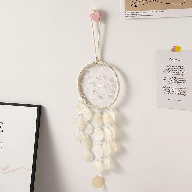 Seashell Wind Chime: Handmade Minimalist Bedroom Hanging Ornament and Gift