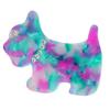New Acetate Fiber Dog Brooches For Women  Animal Pin Fashion Coat Bag Accessories 5 Colors Available High Quality