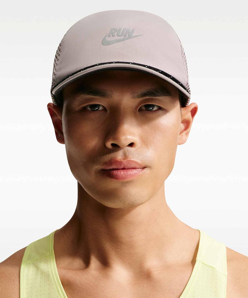 Nike Неструктурированная беговая кепка Pro Dri-Fit со Swoosh - Колледж Серый:Антрацит / Io8269-009