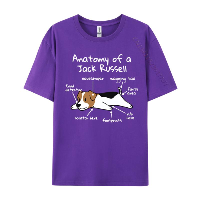Anatomy Of A Jack Russell Terrier Funny Tshirt Hip Hop 3D Style Cotton Men Top Tshirts Fashion T Shirt Men