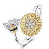 Новые медные шармы Золотой Подсолнух, бусины Счастливые Звезды, подходят для браслетов и ожерелий, подвеска Солнце Луна с бриллиантом, ювелирные изделия для DIY