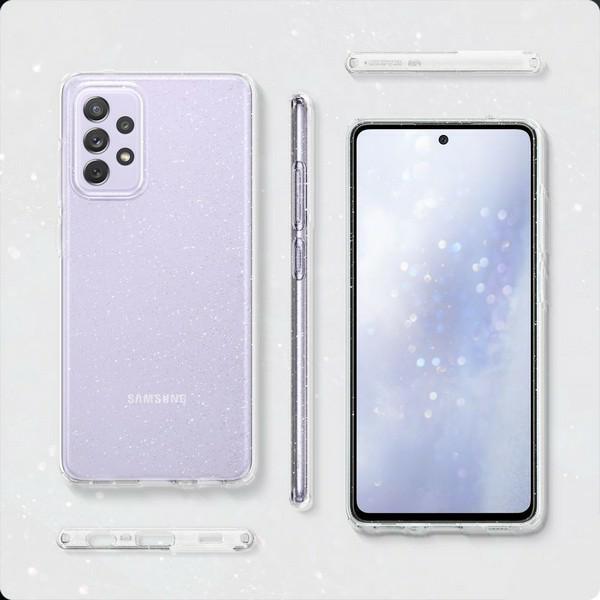 Etui do Samsung Galaxy A72 Spigen Liquid Crystal Glitter Przezroczyste
