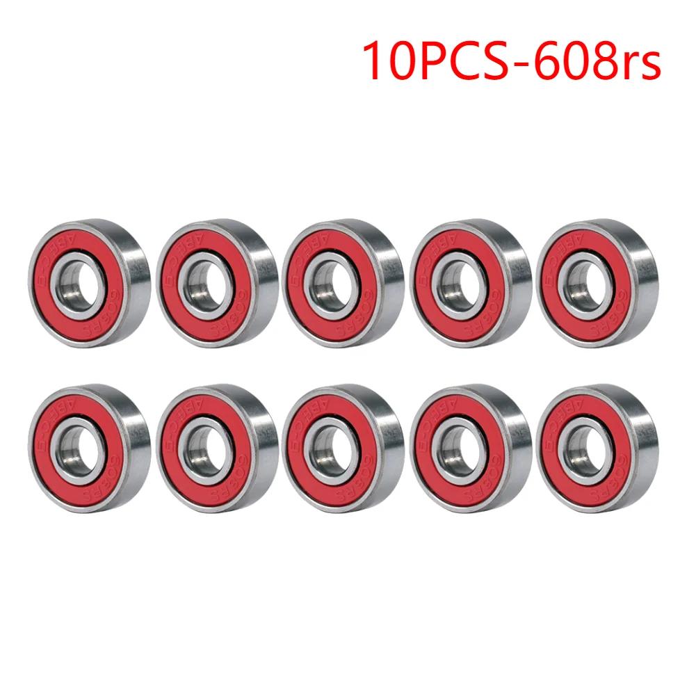 20/10 шт. Шариковые подшипники 608zz/608rs ABEC-9/7 Миниатюрные подшипники Глубокий паз Роликовый подшипник из углеродистой стали для скейтборда