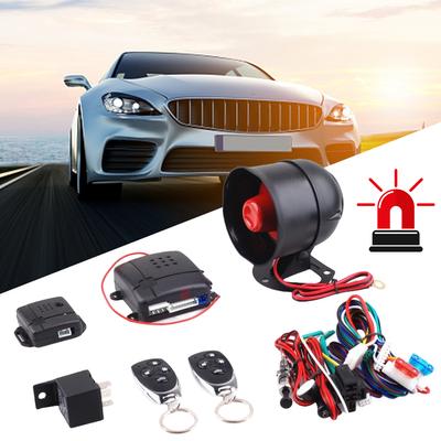 Универсальная автомобильная охранная сигнализация с сиреной и жгутом проводов, дистанционное управление дверным замком, система бесключевого доступа в автомобиль