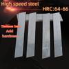 HRC64-66 Быстрорежущая сталь Азотирование Закалка Толщина 5 мм Длина 200 мм Сталь HSS 4341 Деревообрабатывающие инструменты Резные лезвия DIY Нож Сырье