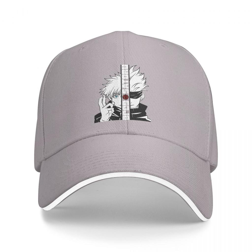 Мужчины Женщины JJK Годжо Сатору Кепка Модная Бейсболка Полиэстер Аниме Шляпы Солнцезащитные Шляпы Регулируемая Папина Шляпа Оптом Новинка