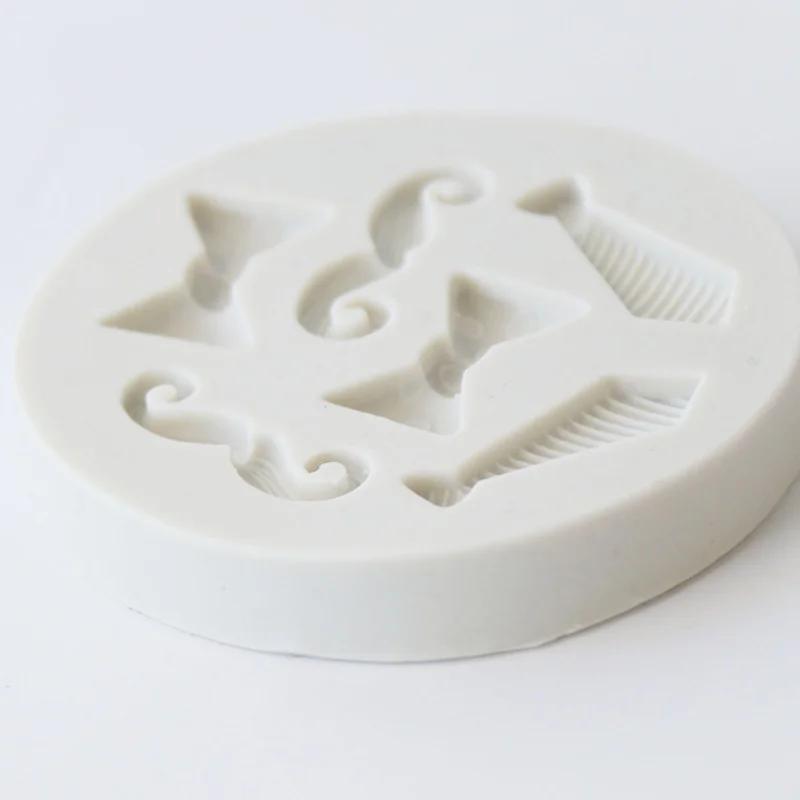 Мальчик Мужчина Усы Галстук Формы для Фондана для Торта Форма для Шоколада для Кухни Инструменты для Выпечки и Украшения Цвет Случайный