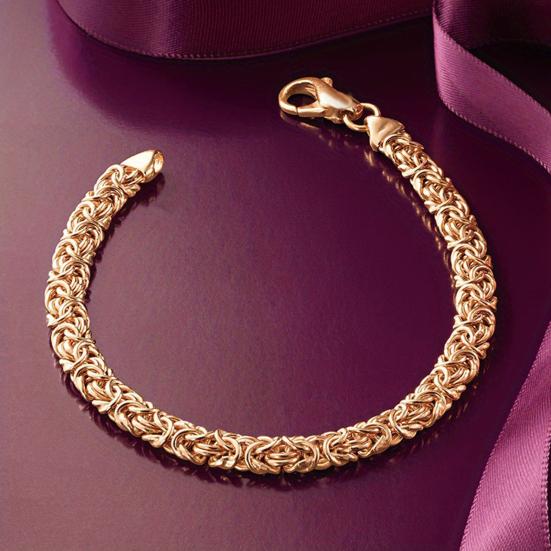 Браслет-цепочка унисекс византийский с застежкой-карабином, металлический полированный, толстый, легкий, хип-хоп, наручные украшения, шопинг, работа, вечеринка, свидание