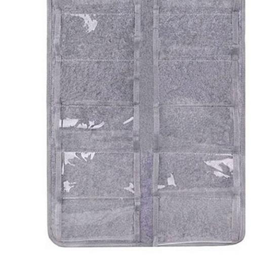 Органайзер для солнцезащитных очков Большая емкость Экономия места Пыленепроницаемый 16 отделений Фетровые карманы для хранения Прозрачный настенный держатель для солнцезащитных очков Домашнее использование