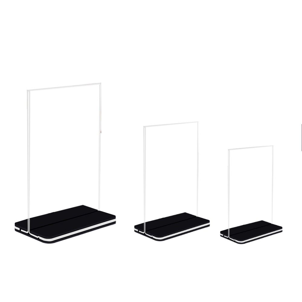 A4 A5 A6 Wine Catalog Menu Display Stand Acrylic Panel Table Card Sign Holder