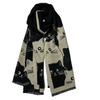 Women's Cute Cat Imitation Cashmere Scarf - Autumn/Winter Warm Shawl