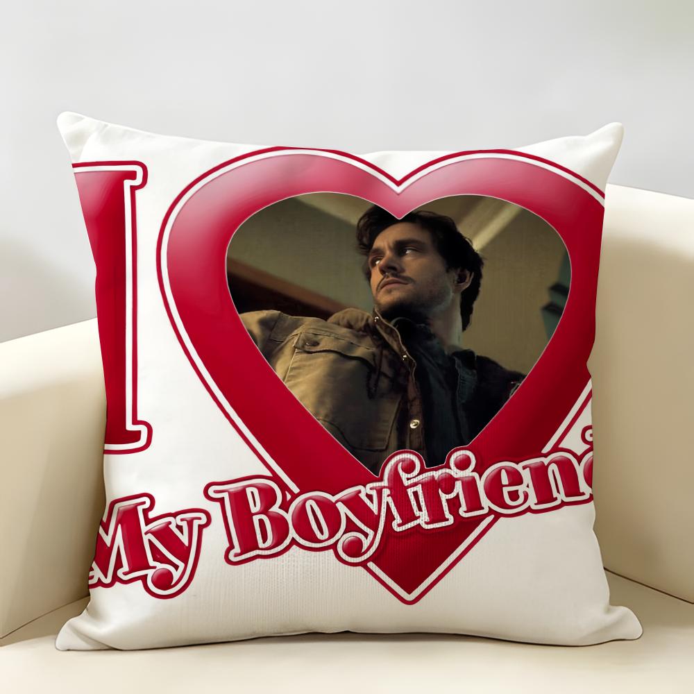 Mikkelsen HHannibal Meme Cushion Cover Natural Linen Organic Fabric DoubleSided Printing Room Sofa Decor Pillow Case