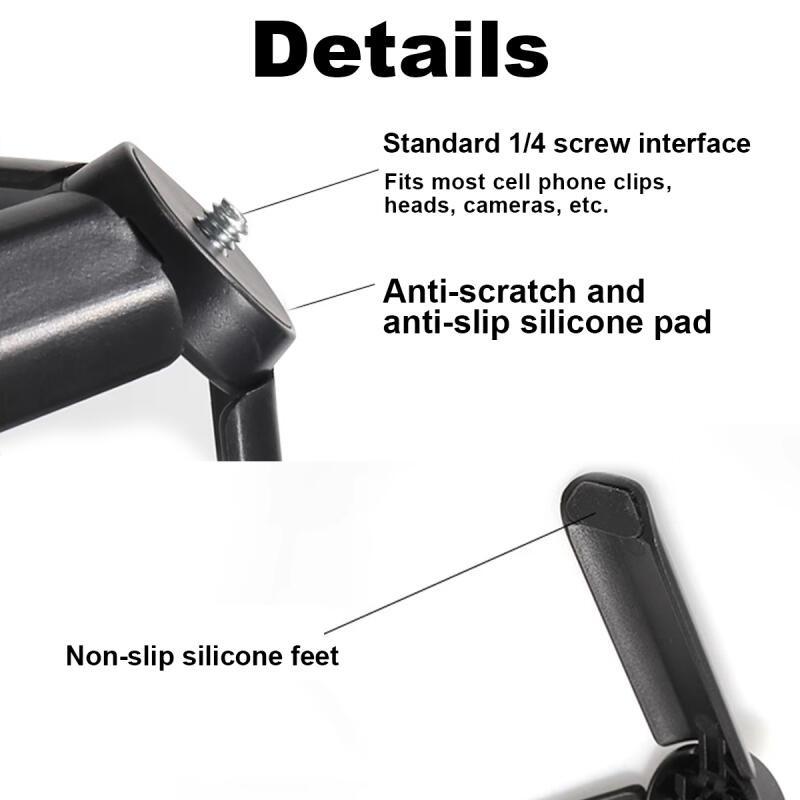 HdoorLink Universal Gimbal Handheld Handle For DJI Pocket 3/Insta360 X5/GoPro/Camera DJI OM 5 OSMO Stabilizer Handheld Fixed Desktop Tripod