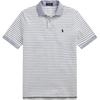 Polo Ribbed Knit Striped Button Short Sleeve Polo Shirt Men Tops 710971044-002