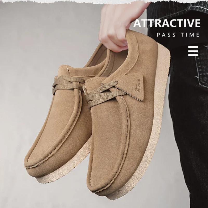 Мужские мокасины, модная повседневная обувь, мужские кроссовки, популярная универсальная обувь для отдыха на открытом воздухе, удобная мужская обувь на толстой подошве