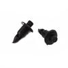 50pcs Fastener Clips Plastic Rivets Black Motorcycle Fairing Rivet Accessories 6mm Hole For Honda For Suzuki For