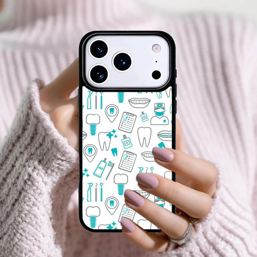 Стоматологические определения Зуб Чехол для телефона Для Apple iPhone 17 Air 16E 15 14 Plus 13 12 11 Pro Max Mini Funda Чехол