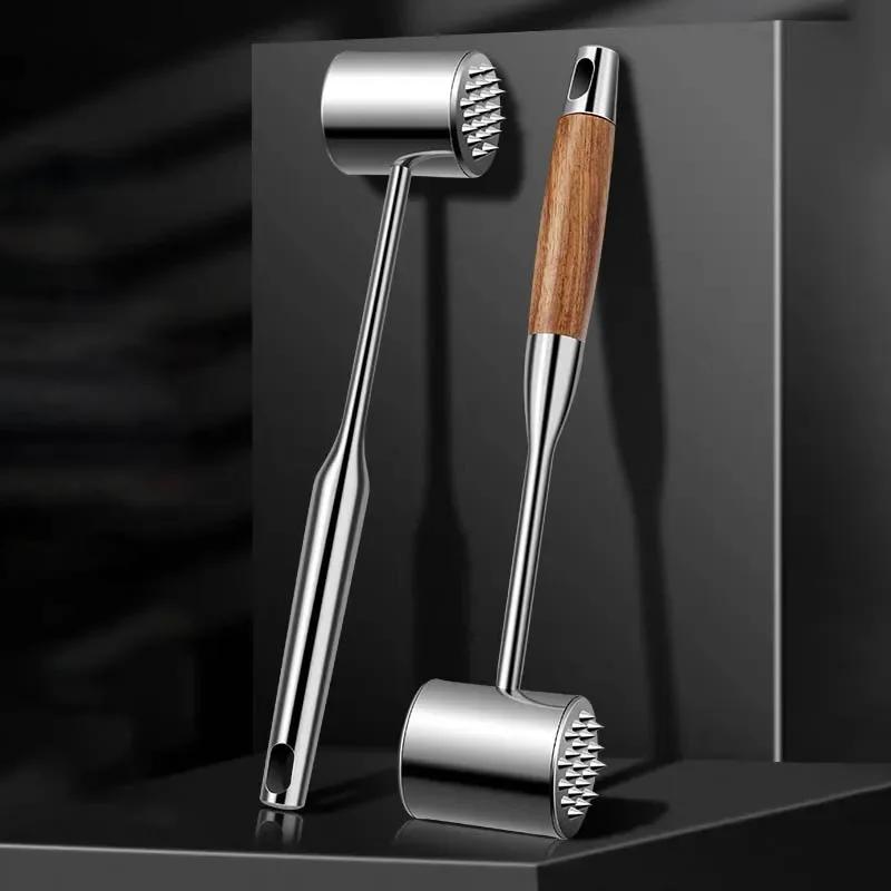 Молоток для разрыхления мяса, молоток из нержавеющей стали для резки мяса, кухонный молоток для стейков и другие инструменты для мяса, молоток для разрывания сухожилий