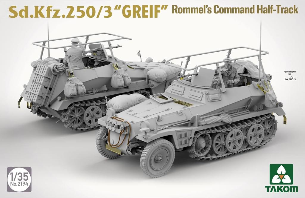 TAKOM Германия Greif Пластиковая модель TKO2194 1/35 Sd.Kfz.250/3
