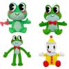 Kaufmo Плюшевая игрушка-лягушка Квакушка Плюшевая игрушка из цирка Милая лягушка Мягкая набитая Мультяшные украшения Подарок на день рождения