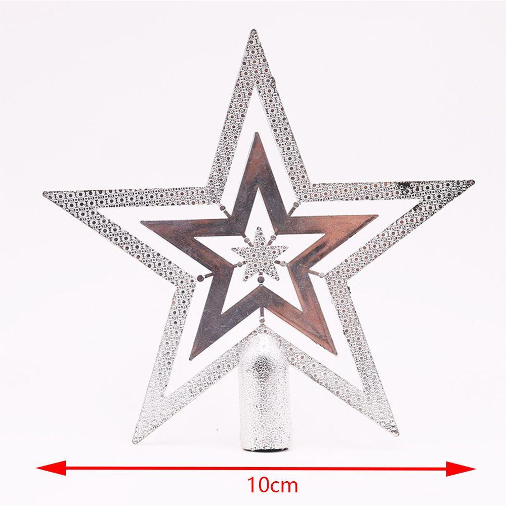 Home Gift Topper Christmas Decoration Treetop Christmas Tree Top Star Hang Sparkle