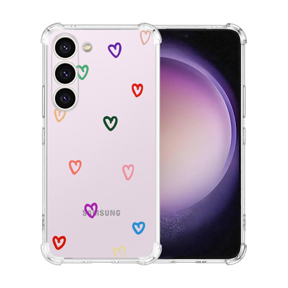 Чехол для Samsung Galaxy S24 Ultra Подушка безопасности ТПУ Расписной Бабочки Цветы - Идеальная посадка