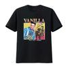 Ретро Музыкальная Футболка Vanilla Ice Дизайн для Малышей для Фанатов Хип-Хопа винтажная Стиранная Универсальная Повседневная Удобная Дышащая уличная одежда...