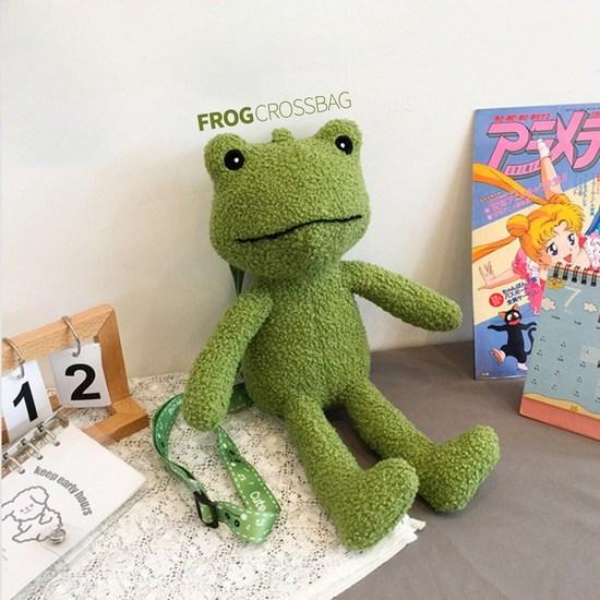 Minor Company Frog Plush Bag Сумка Matcha Cross