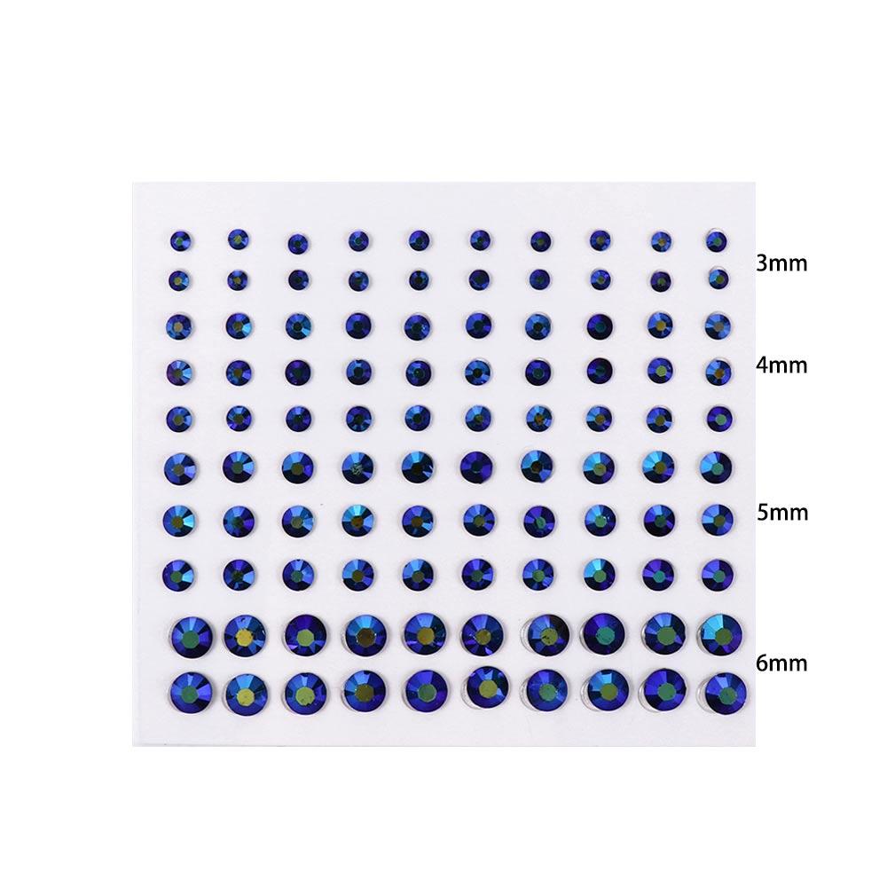 Jewelry Stickers Festival Makeup Decoration Face Body Colored Rhinestone Stickers