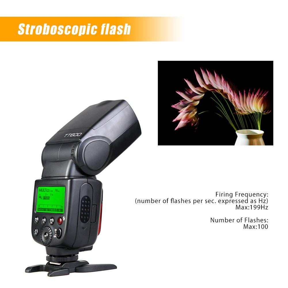 Беспроводная вспышка Godox TT600 Speedlite совместима с другими цифровыми камерами со стандартным горячим башмаком и встроенной передачей 2.4G, Canon,