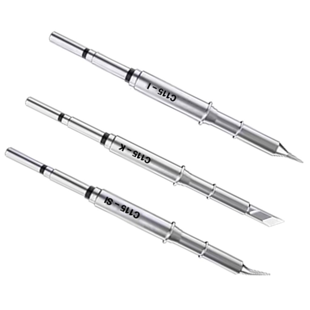 Наконечник паяльника C210 C115 Наконечник паяльника для GVM T210 GVM T115 Профессиональная паяльная станция Сварочные принадлежности