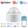Tuya Smart Life Zigbee PIR Датчик движения человека Инфракрасный детектор тела Датчики охранной сигнализации Работают с Alexa Google Home Gateway