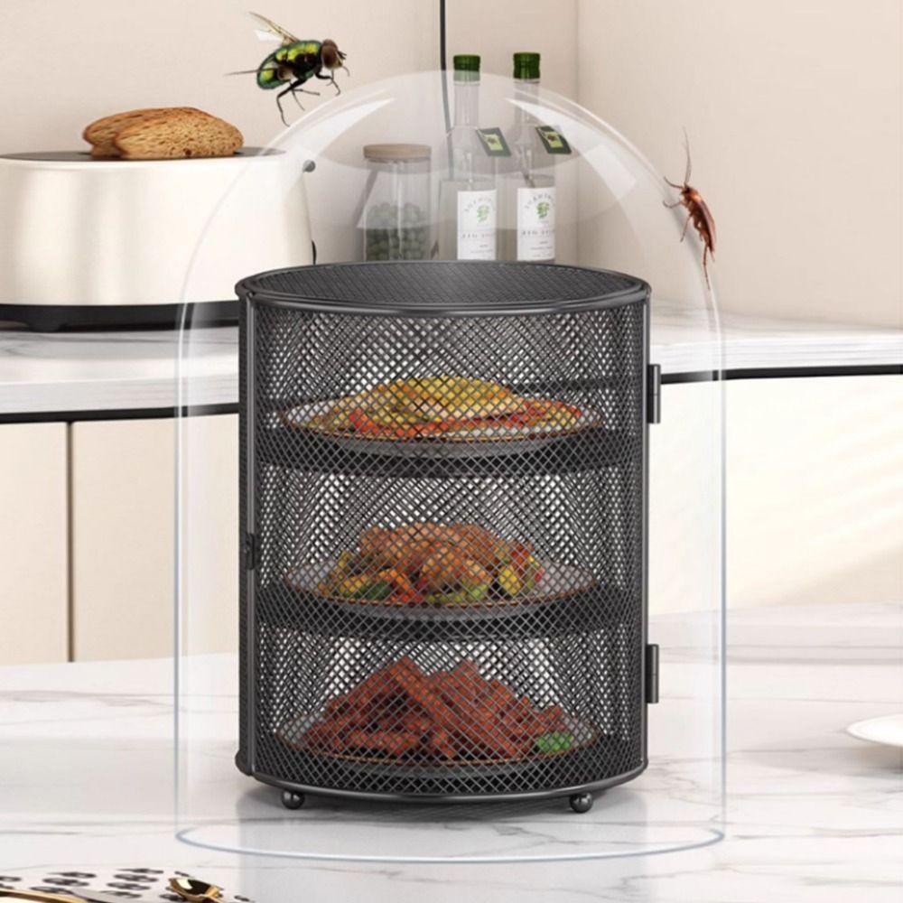 Штабелируемая настольная крышка для овощей круглая Кухонная крышка для еды Крышка для остатков Шкафы для овощей Дом