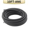AN6 AN8 AN10 1M 3M Braided PTFE E85 Fuel Hose Oil Gas Cooler Hose Line Pipe Tube Outside 304 Stainless Steel Braided ide
