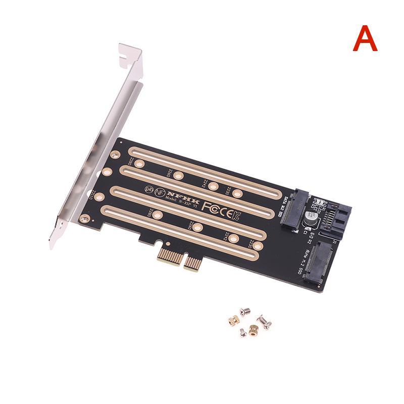 1 шт. NVMe M.2 SSD к PCIe 3.0 4.0 X4, адаптер Sata M.2 SSD к Sata двойного назначения