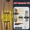 Intricate Weaving Luminous Vine Light Portable Handheld Bamboo Woven Ornament  Moon Festival