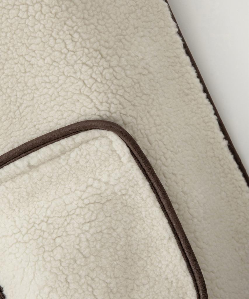 Somewherebutter Vintage Shearling Mustang - Dark Brown