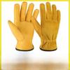 Cowhide Non-Slip Breathable Cycling and Labor Protection Gloves