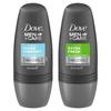 Dove Deodorant Roll-On Antiperspirant Men Comfort/Fresh 2 Types 50ml 2pcs