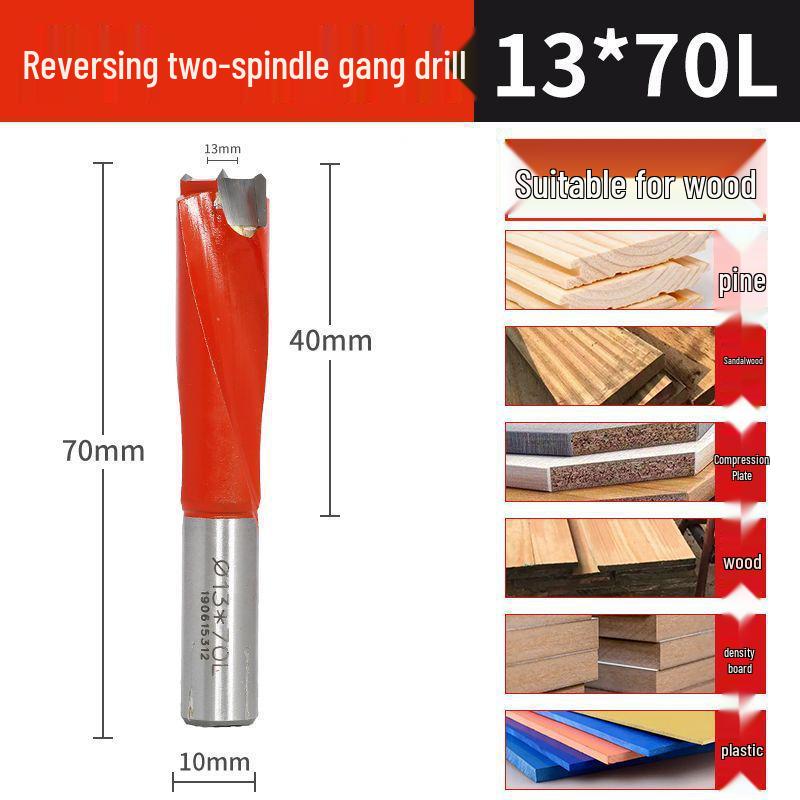 12 мм Фрезерная фреза для сверления боковых отверстий по дереву, пробойник для отверстий