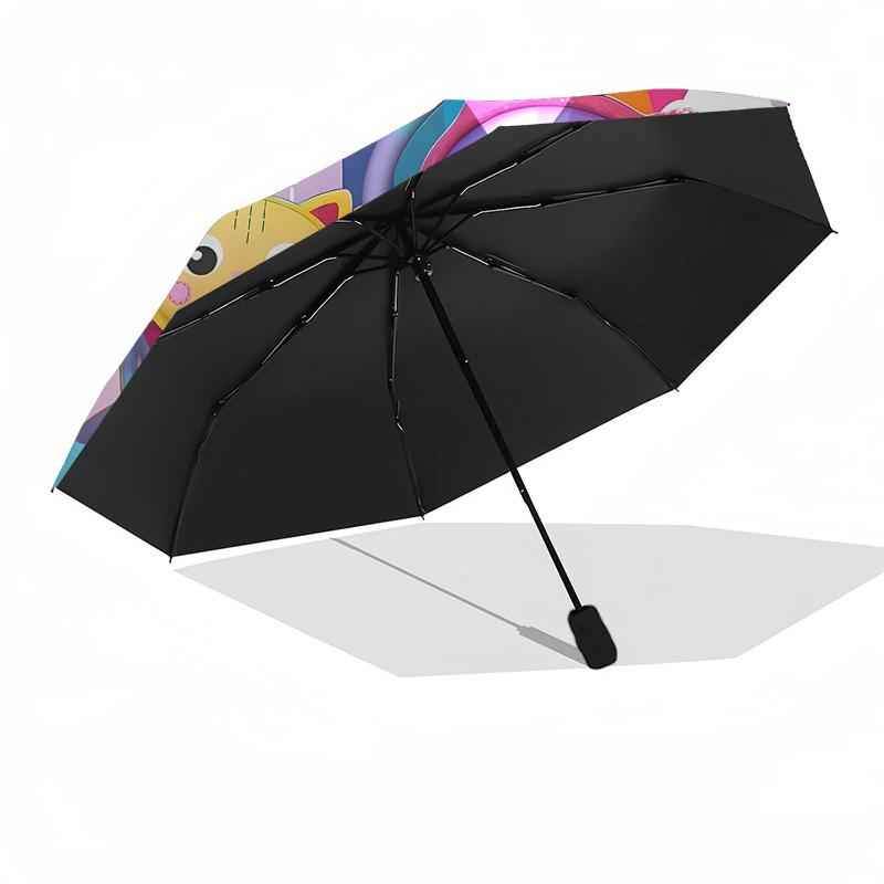 Cats, Rainbow Automatic Opening and Closing, 8 rib Structure Portable Umbrella, Suitable for Men and Women in All Seasons Perfect Gift for