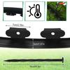 10Meters Fixed Garden Barrier Lawn Grass Plastic Edging Border Landscape Edging Garden Edge Kit Easy To Install