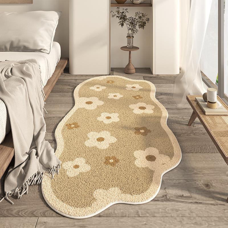 Minimalist Style Carpet Home Bedroom Bedside Carpet Irregular Living Room Study Carpet Homestay Carpet