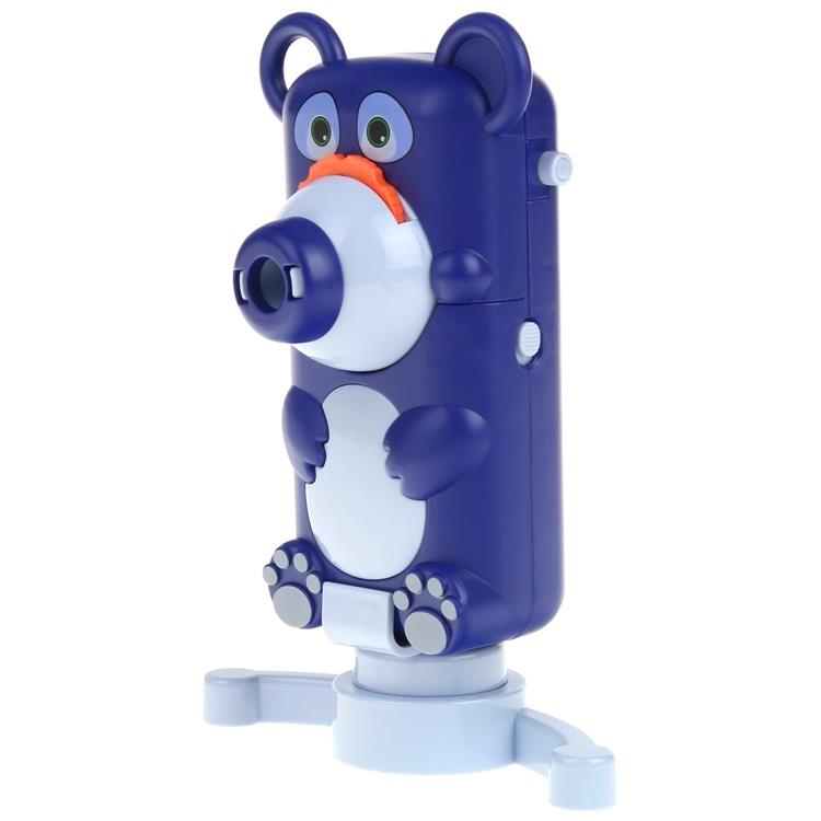 Teddy Bear Projector for Drawing Handy Projector 48 Slides Lanyard Stand - Navy Blue