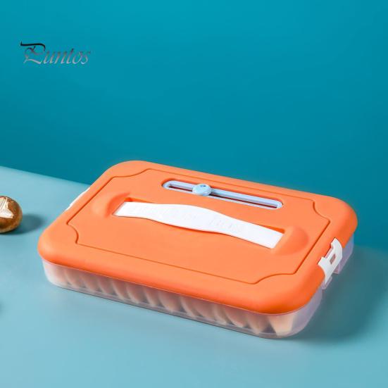 Dumpling Food Storage Box Food Grade BPA Free Large Capacity Multi-Layer Freezer Food Storage Container