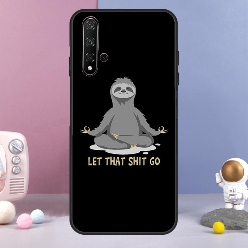 Sloth Animal Cute For Huawei Nova 9 10 SE 3i 7i 8i 11i 12i Y60 Y61 Y70 Y72 Y73 Y90 Y91 P20 P30 P40 Lite Case