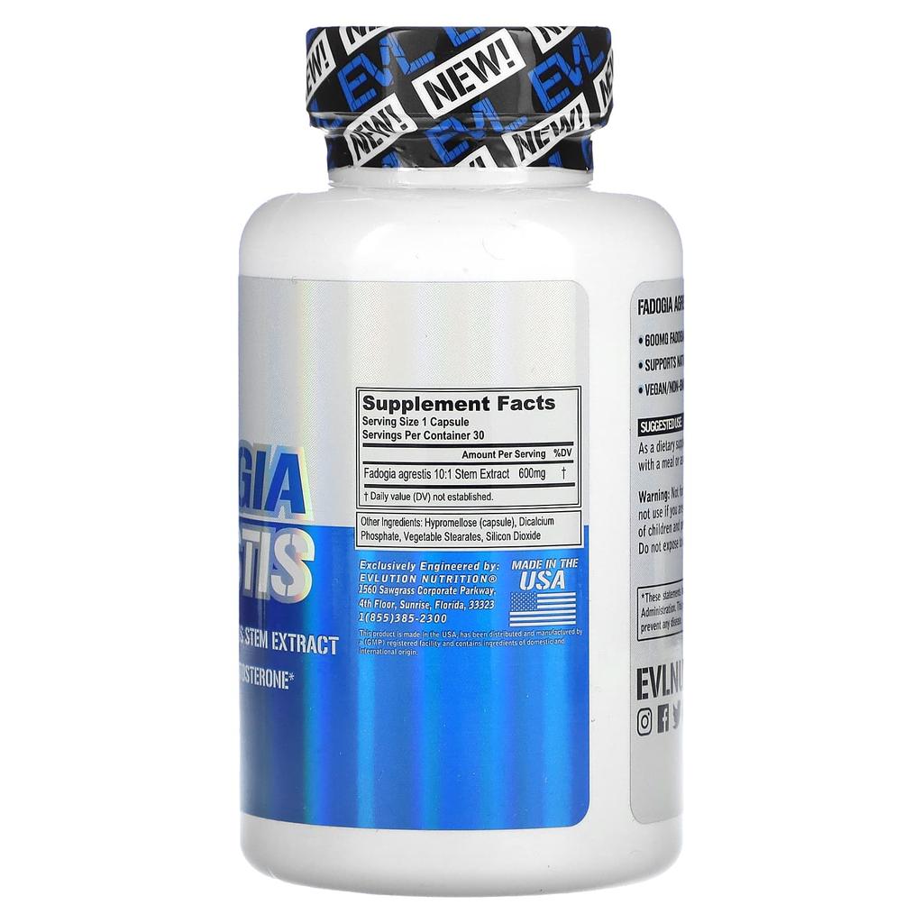 Padozia Agrestis, 600Mg, 30 Veggie Caps