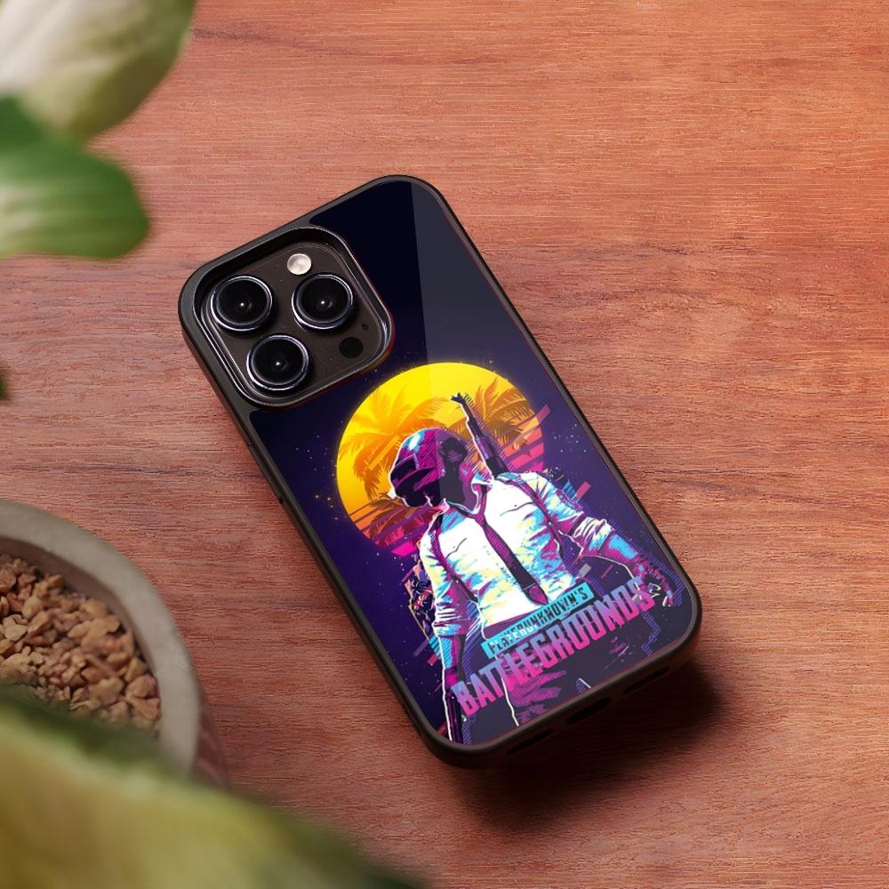 Чехол для телефона PUBG для iPhone 16 15 14 13 Pro Max 12 11 Mini 7 8 Plus Se Xr X Xs Fundas Shell PC+TPU Чехол