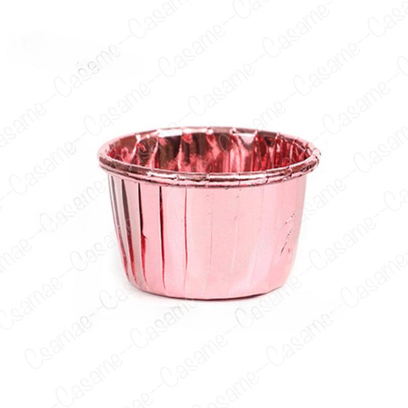 50 шт./упак. золотая фольга, серебряная, для кексов, обертки для тортов, противень, чехол для выпечки, бумажные стаканчики для торта, кондитерские инструменты, праздничные принадлежности